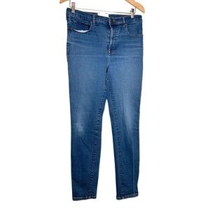 Everlane High Rise Skinny Jeans Women's Size 30 Stretch Denim Medium Wash Blue